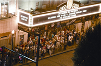 Benedum Center at night for Pittsburgh CLO Summer Season performance