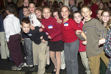 Kids at A Musical Christmas Carol