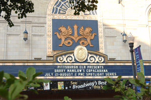 Outside of the Benedum Theater - Barry Manilow's Copacabana